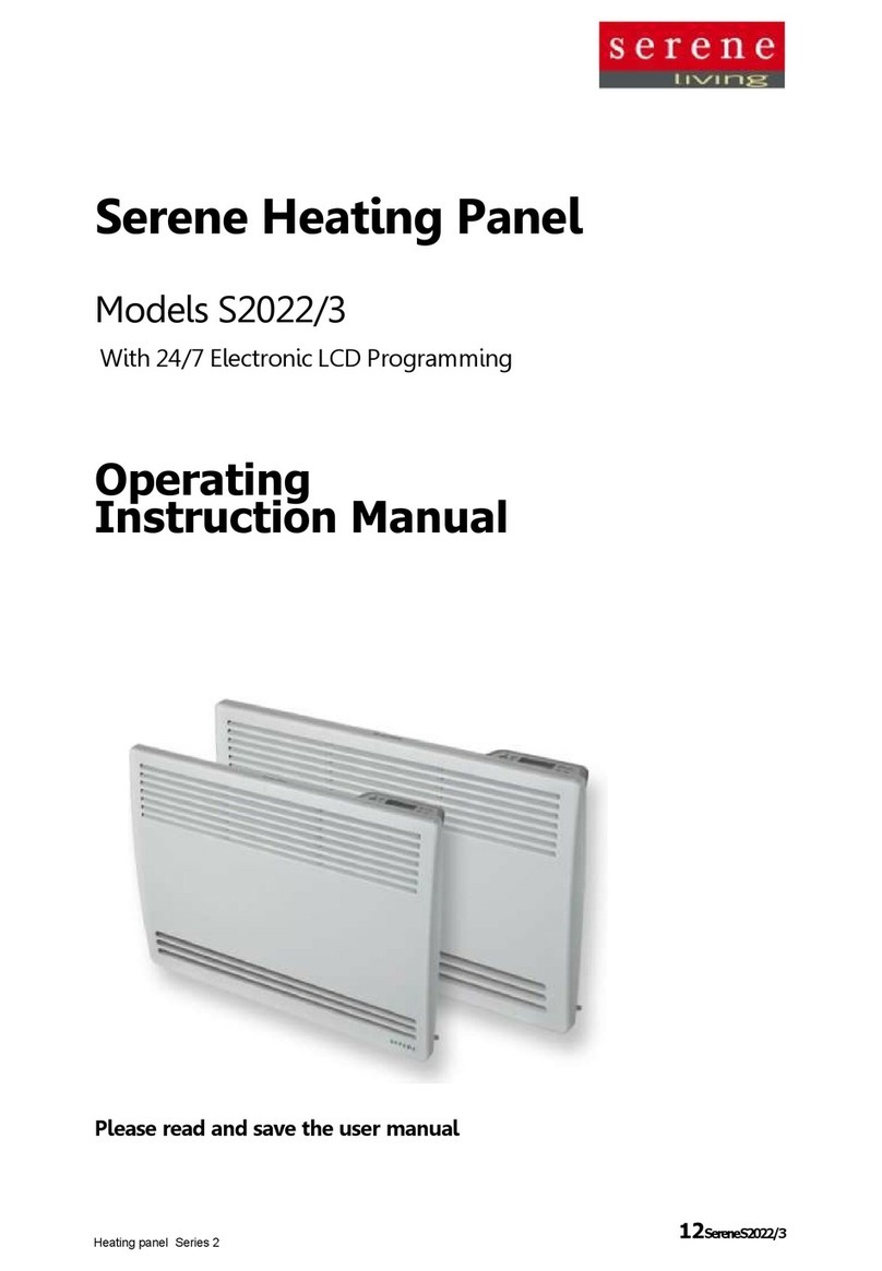 Serene S2022 Operating instructions manual Serene S2022 Operating instructions manual