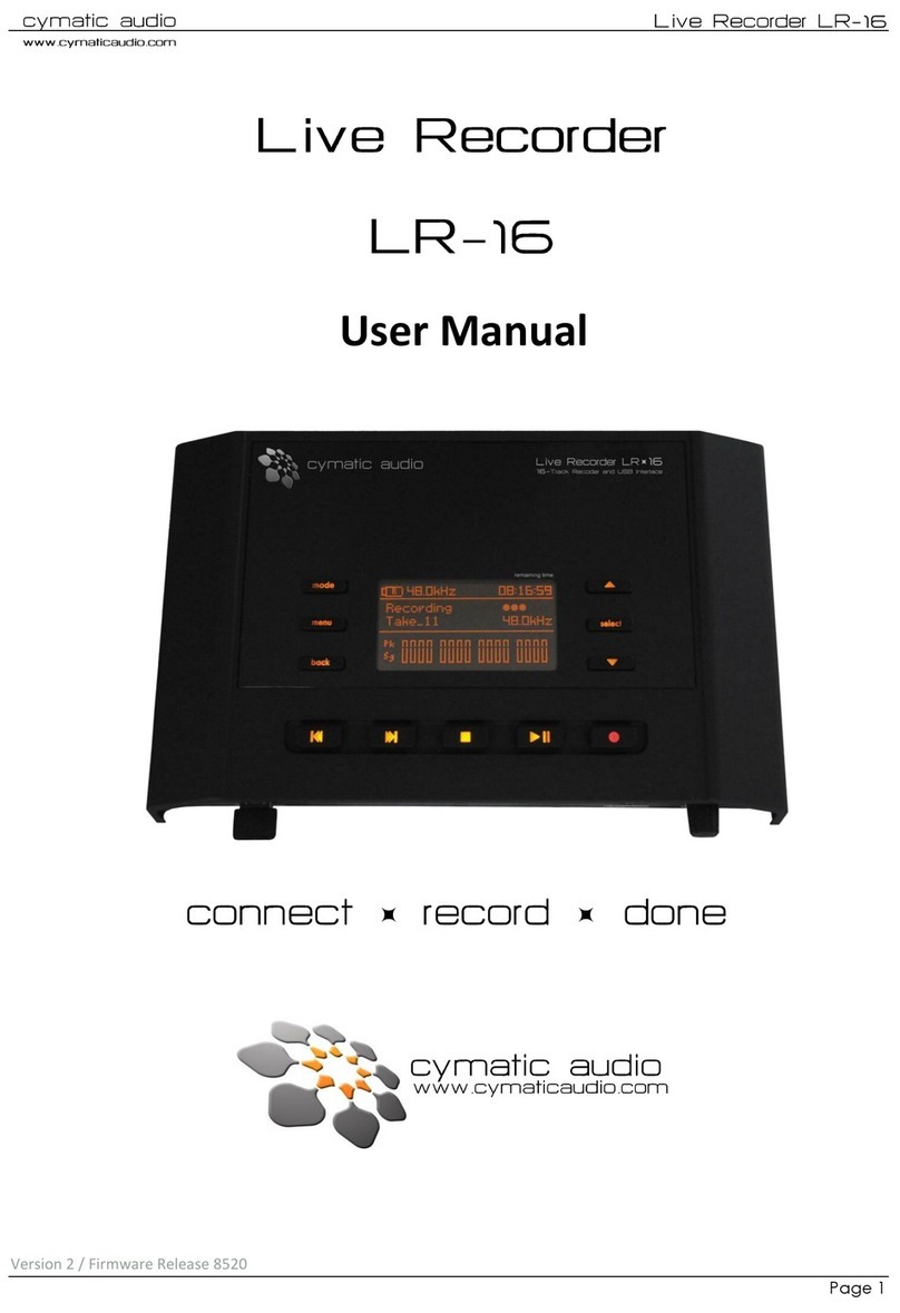 cymatic audio LR-16 user manual