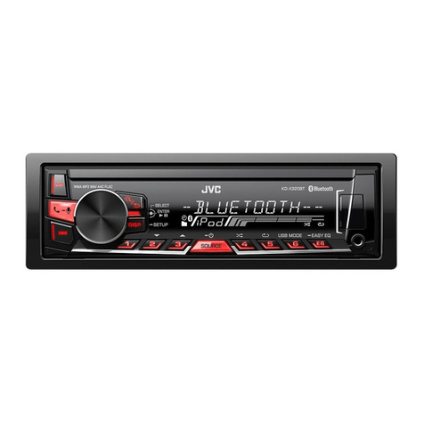 JVC KD-X320BTS User manual