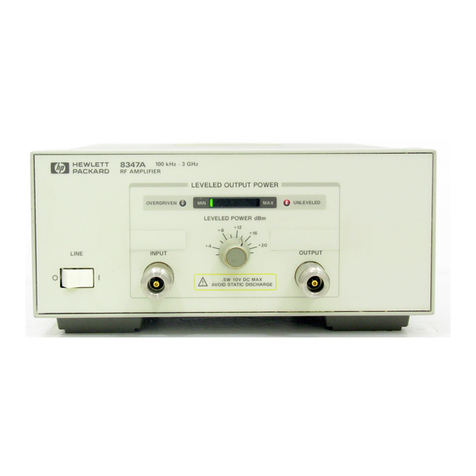 HP 8347A User manual