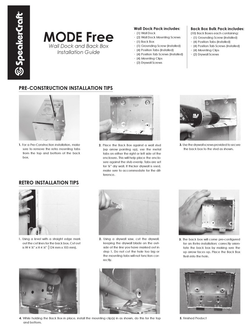 SpeckerCraft MODE Free installation guide