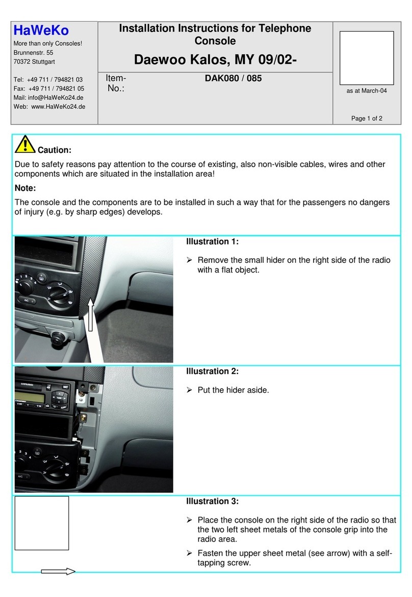 HaWeKo DAK080 installation instructions