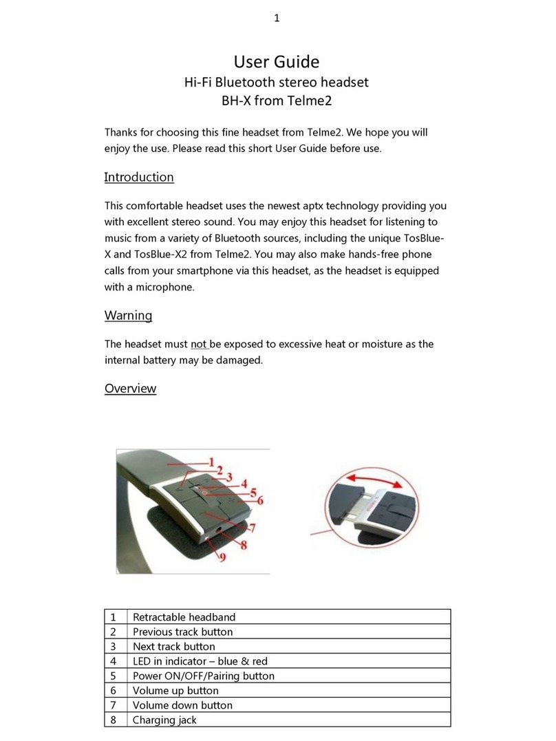 Telme2 BH-X user guide