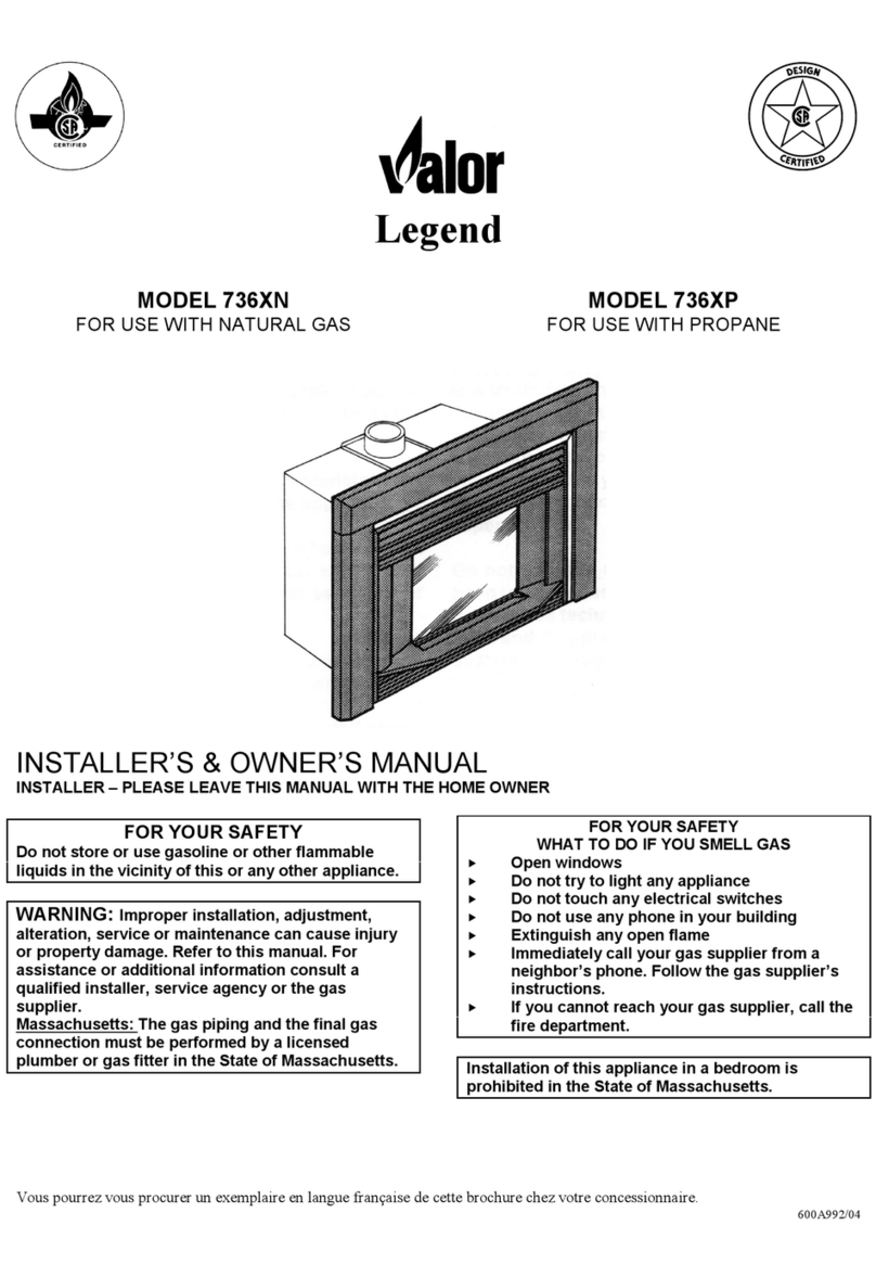 Valor Legend 736XN User manual