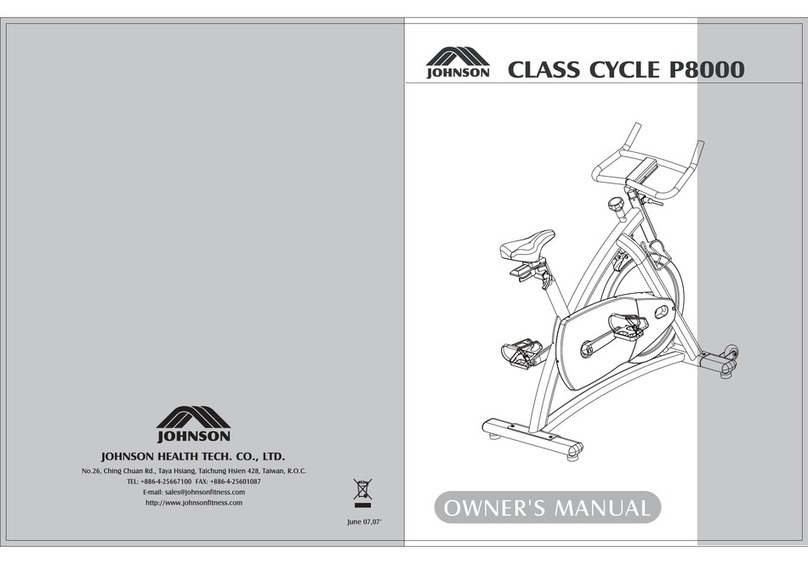 Johnson CLASS CYCLE P8000 owner's manual
