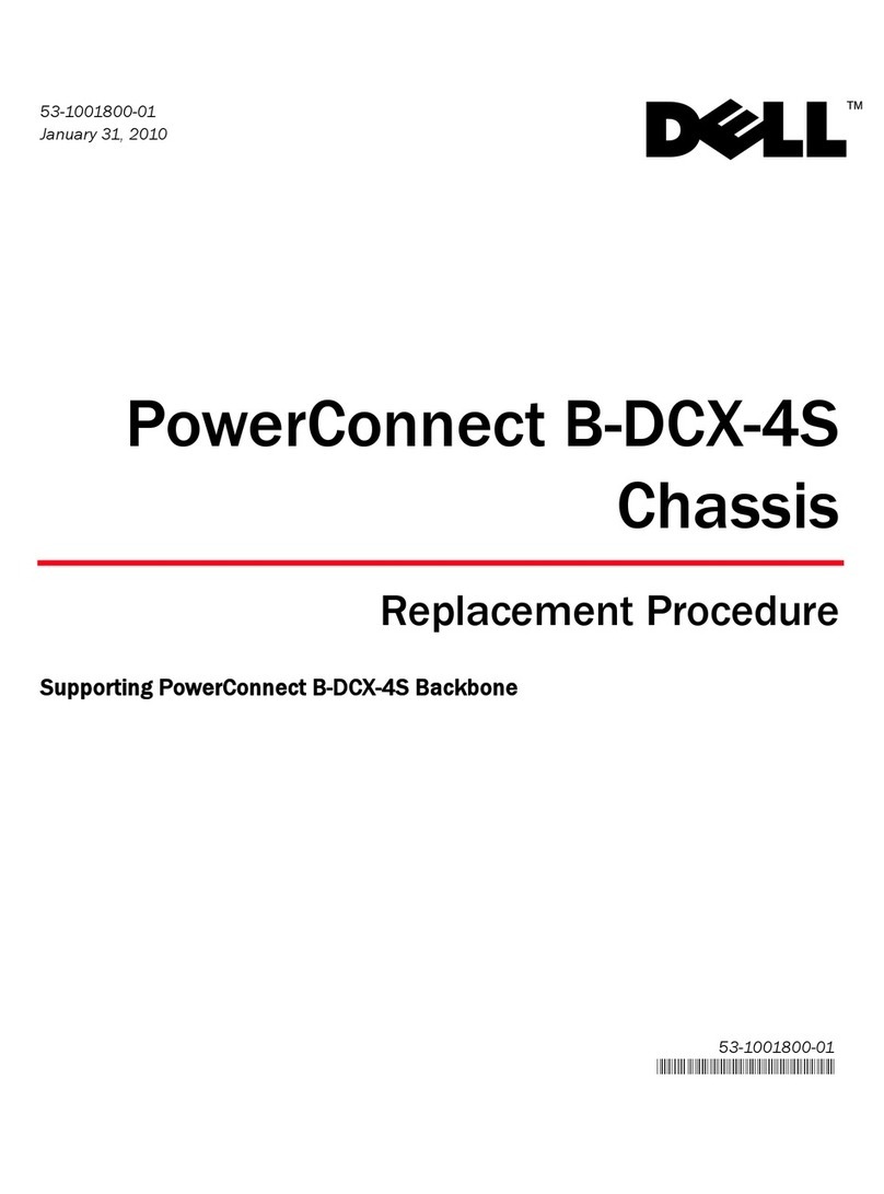 Dell PowerConnect B-DCX-4S Backbone Use and care manual Dell PowerConnect B-DCX-4S Backbone Use and care manual