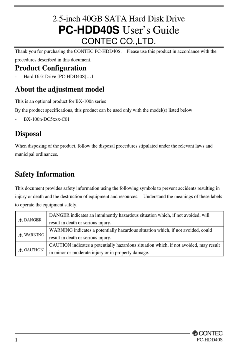 Contec PC-HDD40S user guide