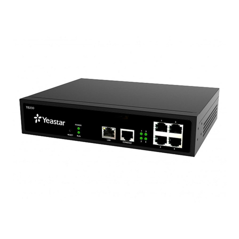Yeastar Technology TB200 User manual