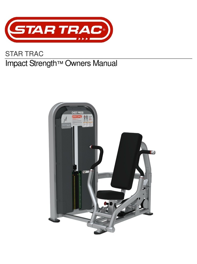 Star Trac Impact Strength owner's manual