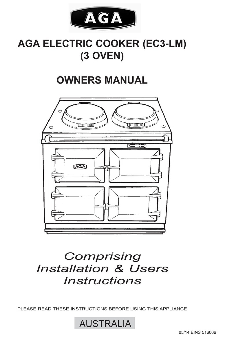 AGA EC3-LM owner's manual