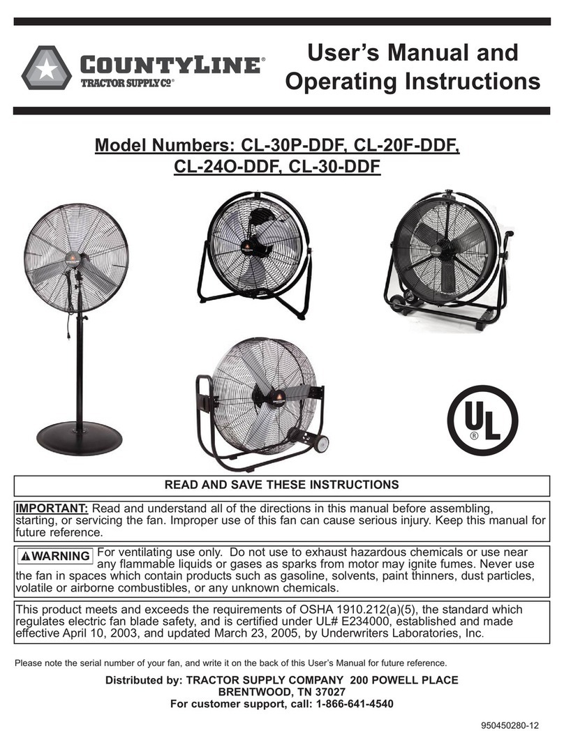CountyLine CL-30P-DDF User's manual and operating instructions CountyLine CL-30P-DDF User's manual and operating instructions