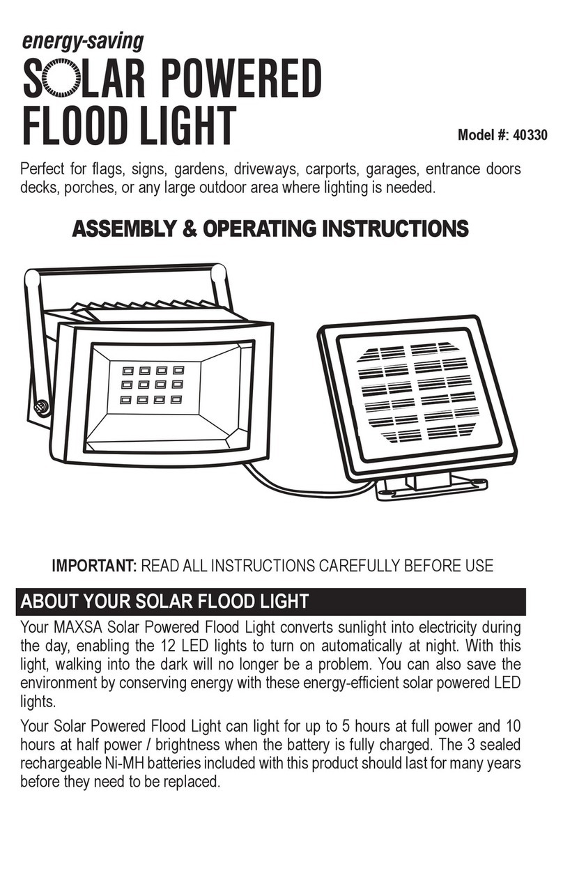 MAXSA 40330 Assembly & operating instructions