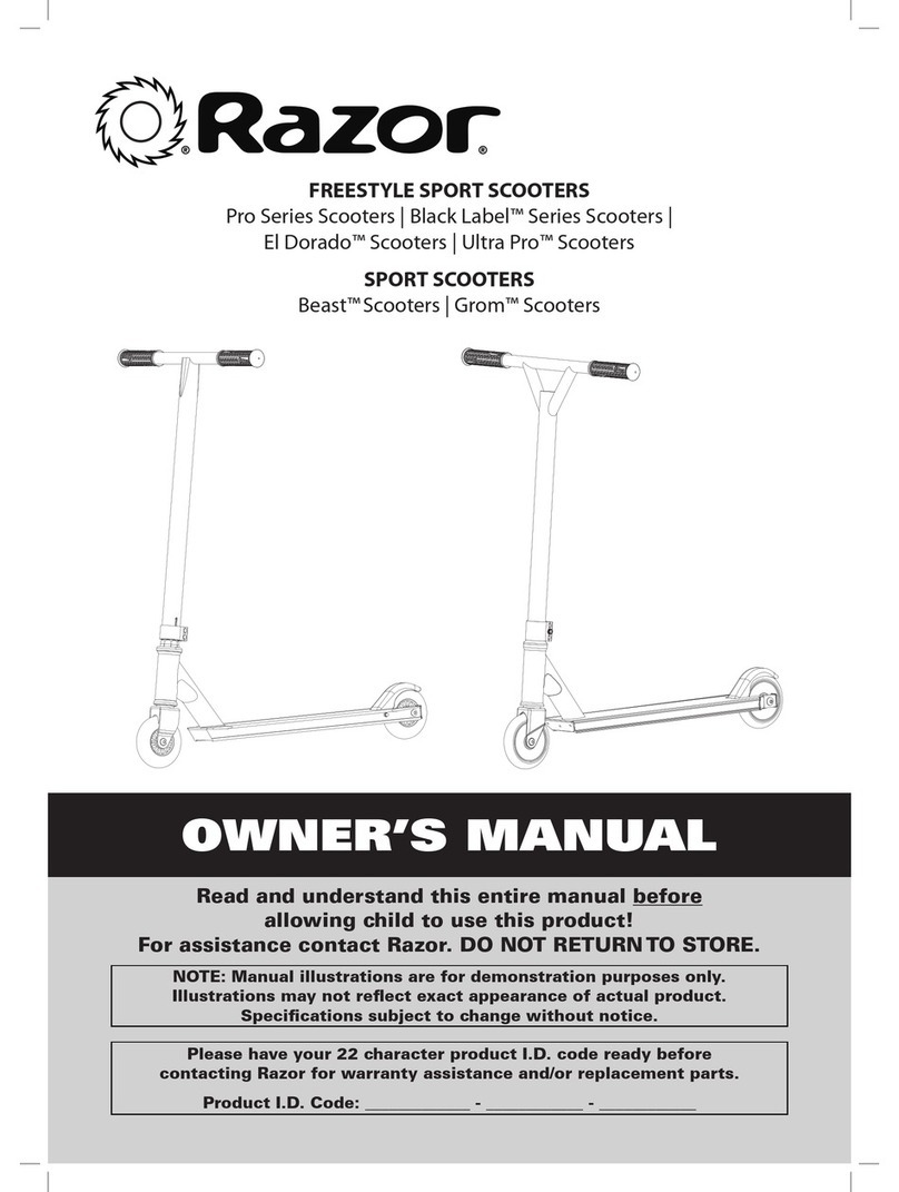 Razor Pro Series User manual