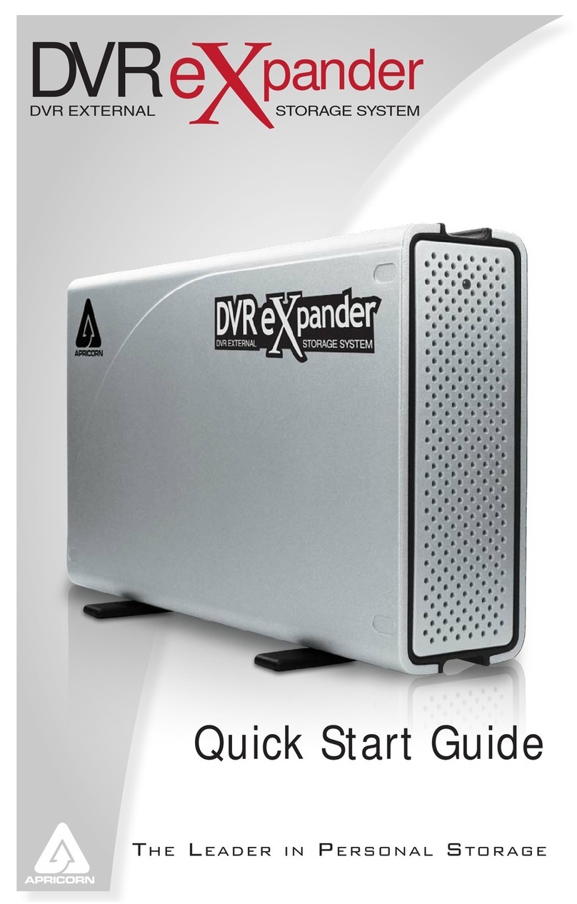 Apricorn DVR External eXpander Storage System User manual