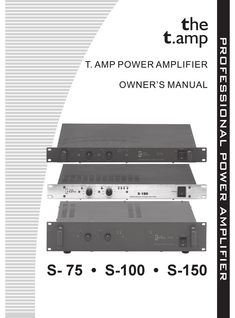 t.amp S- 75 User manual t.amp S- 75 User manual