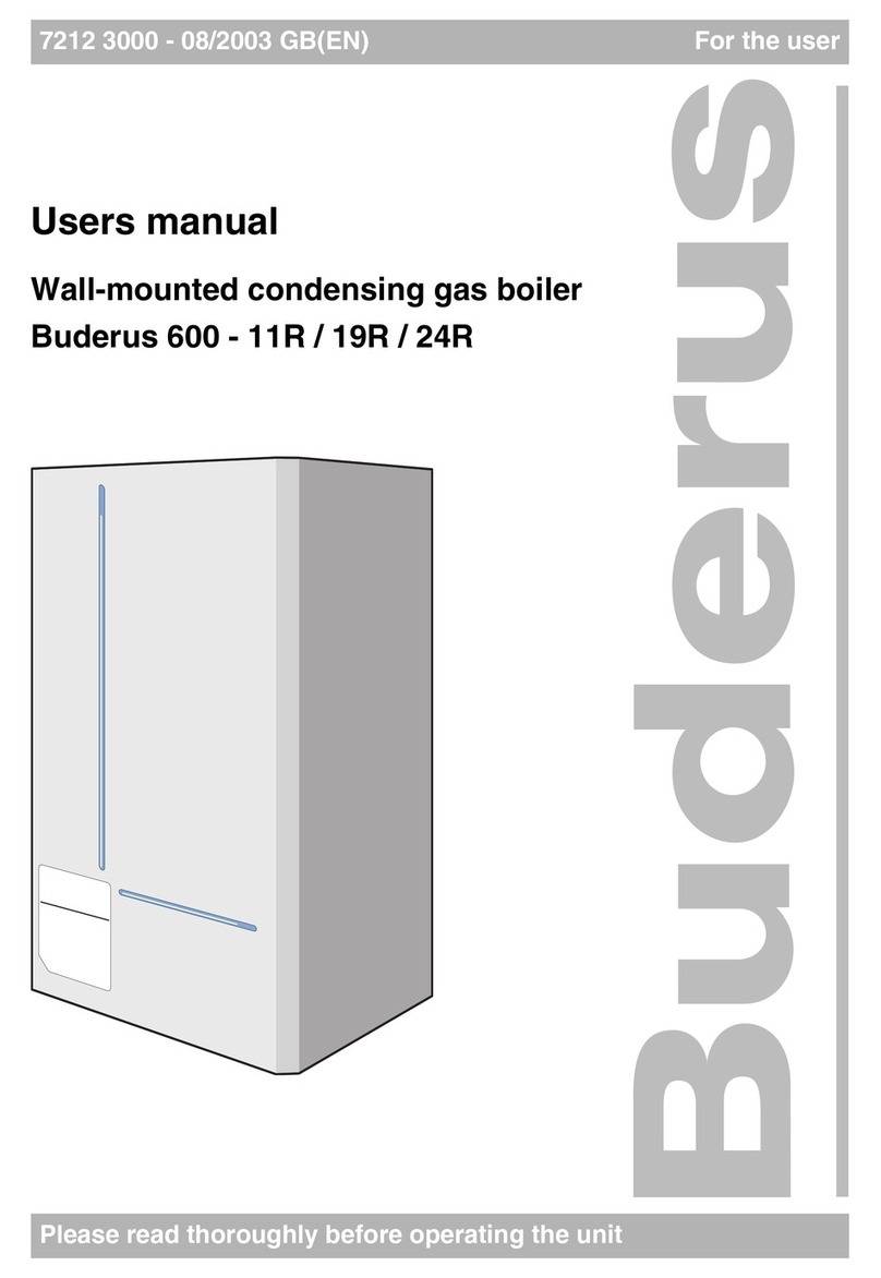 Buderus 600-11R User manual Buderus 600-11R User manual