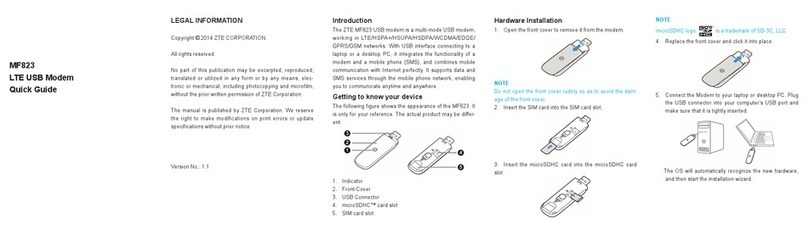 Zte MF823 quick guide