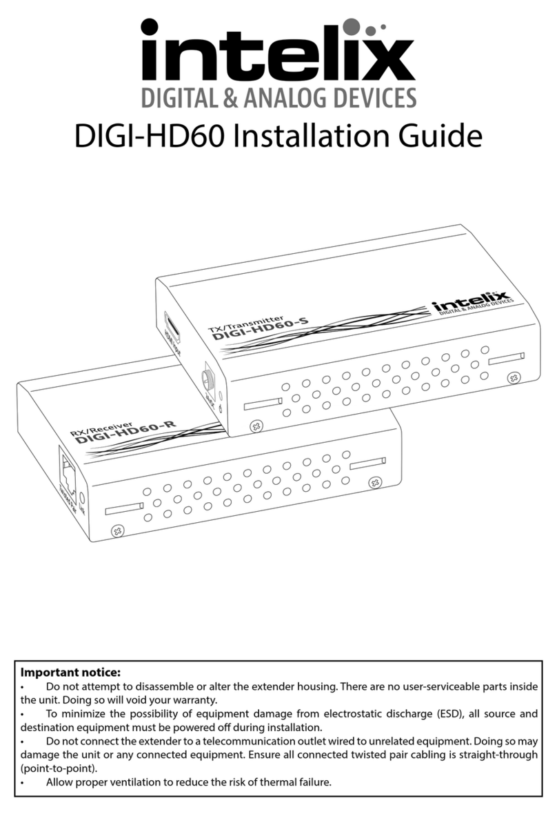 Intelix DIGI-HD60 installation guide