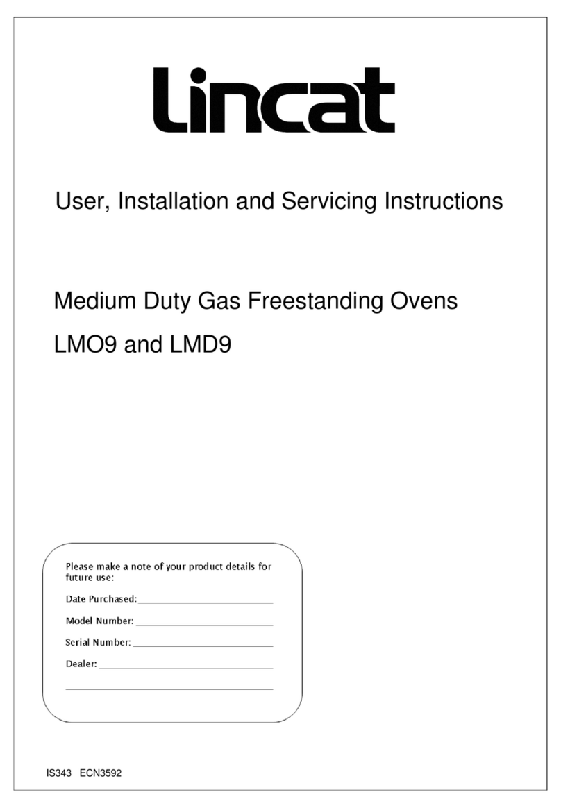 Lincat LMO9 User, installation and servicing instructions Lincat LMO9 User, installation and servicing instructions
