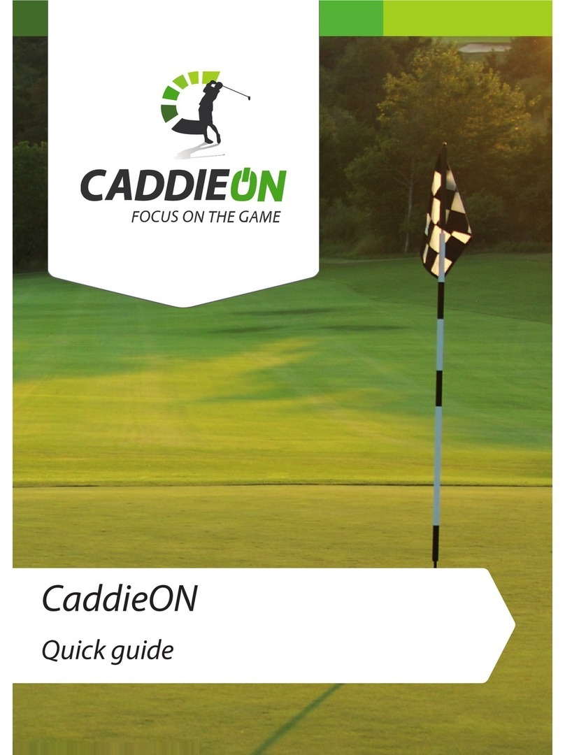CaddieON Wrist Device quick guide