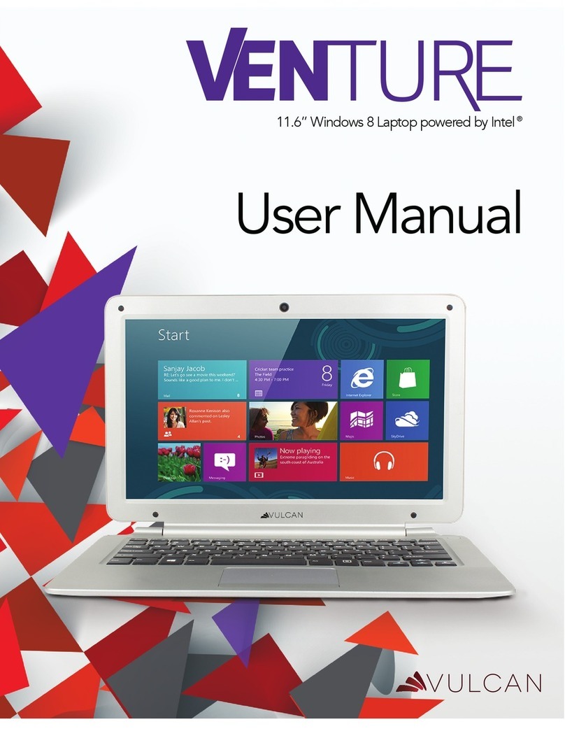 venture Vulcan NB11601I user manual