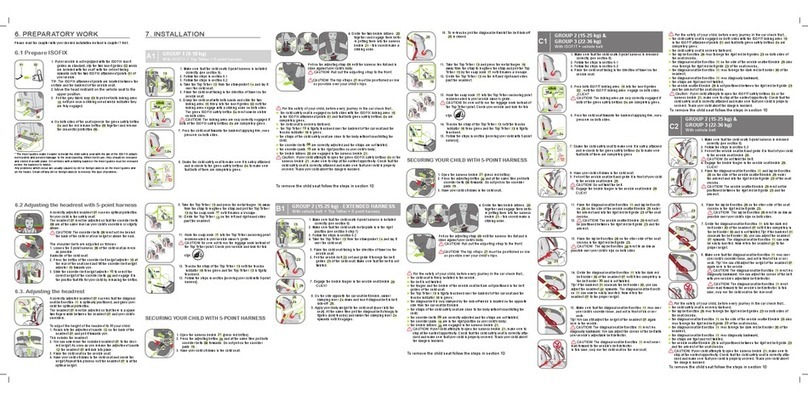 Britax XTENSAFIX User manual