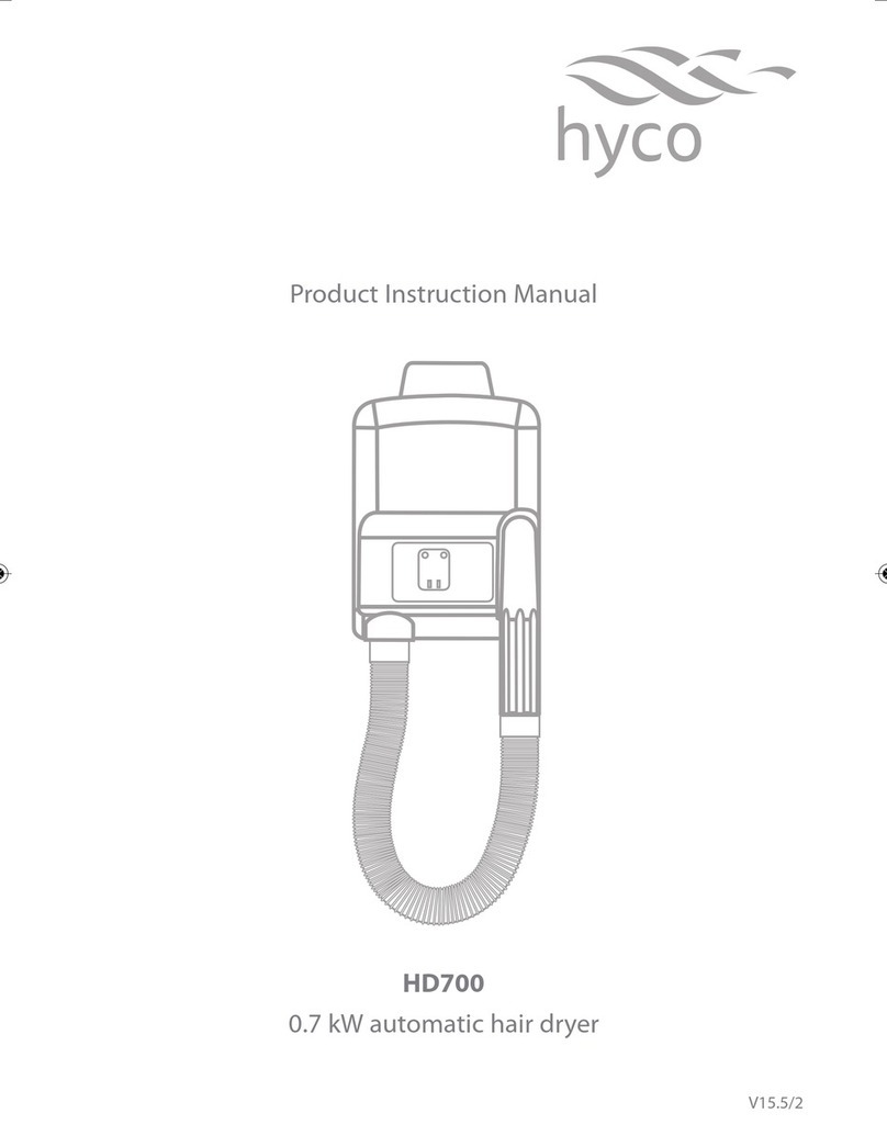 Hyco HD700 instruction manual