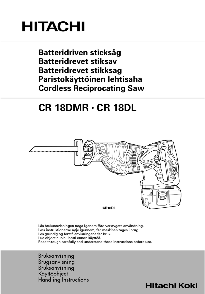 Hitachi CR 18DMR User manual