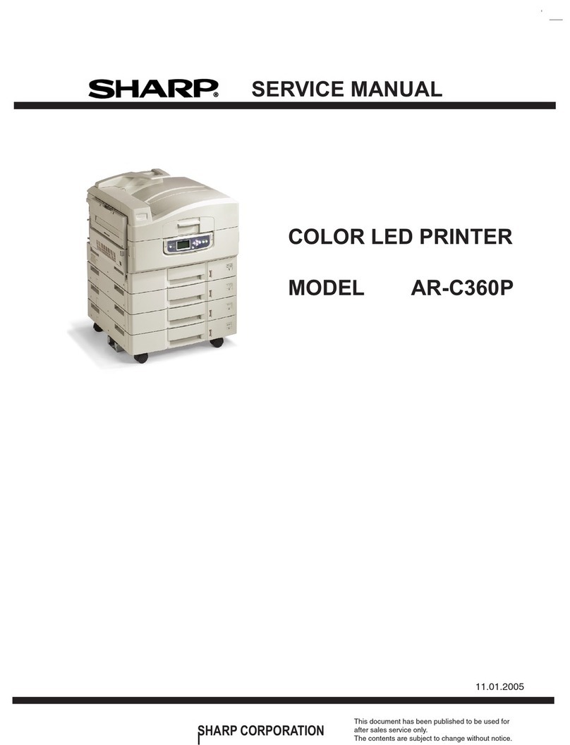 Sharp AR-C360P User manual