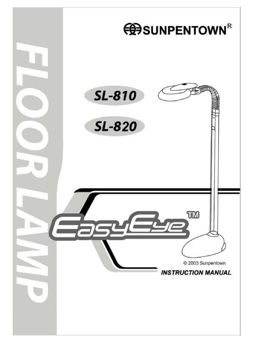 Sunpentown SL-810 instruction manual