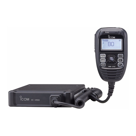 Icom IC-450 User manual