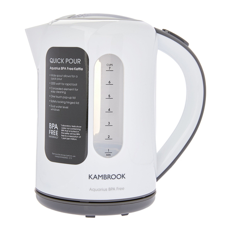 Kambrook KAK60 Instruction booklet