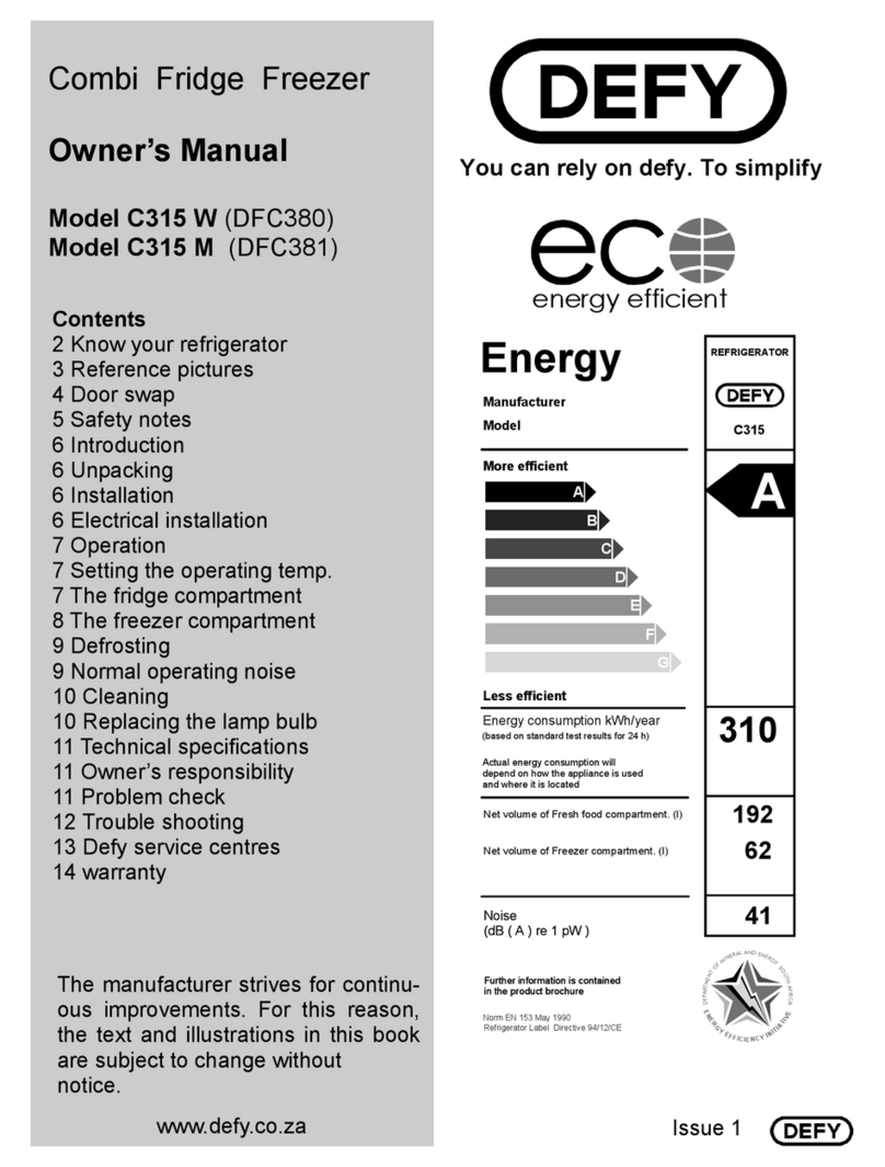 Defy C315 User manual