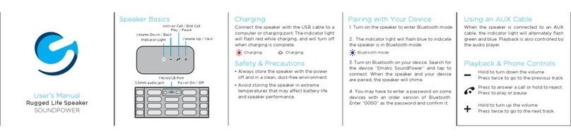 E-matic SOUNDPOWER user manual