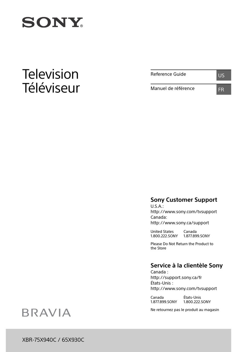 Sony Bravia XBR-75X940C User manual