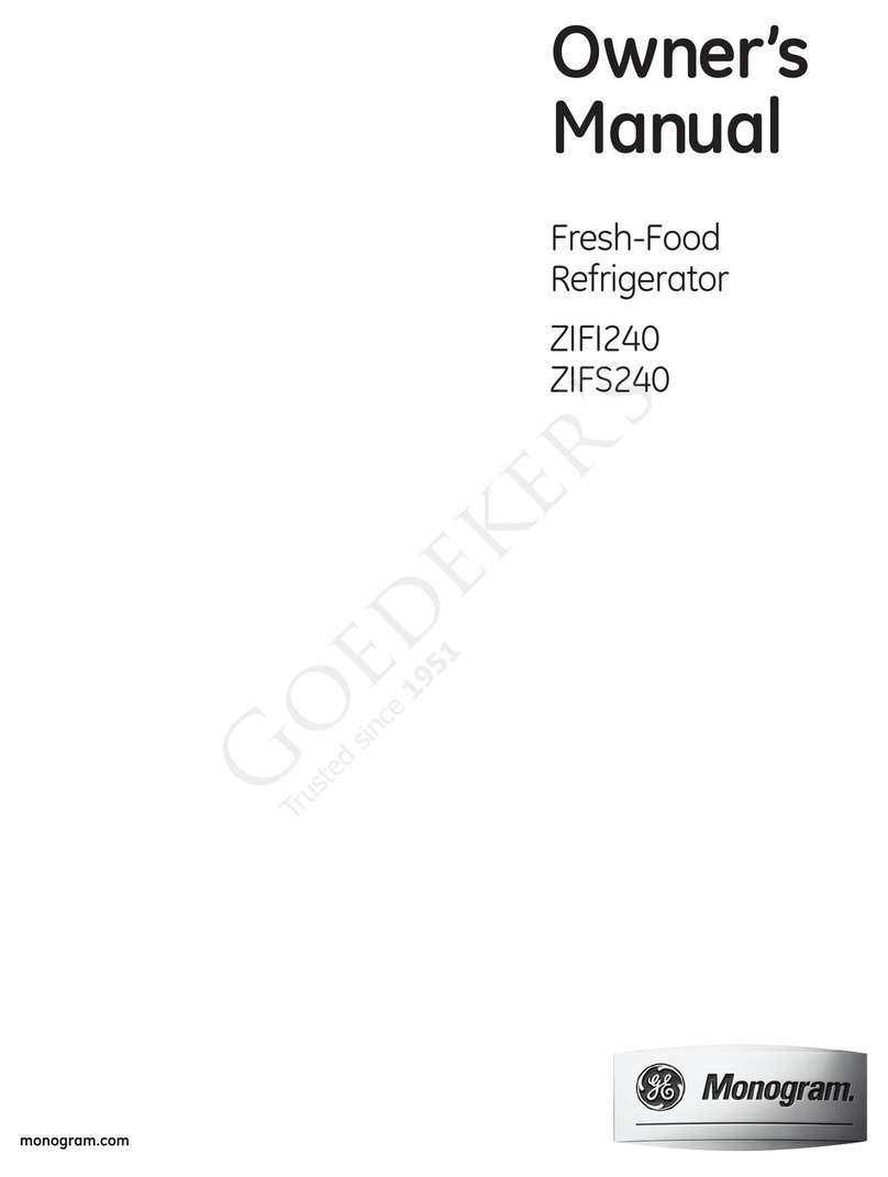 GE Monogram ZIFI240 User manual