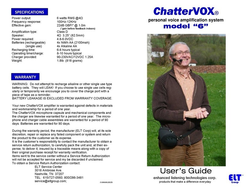 ELT Group ChatterVox 6 user guide