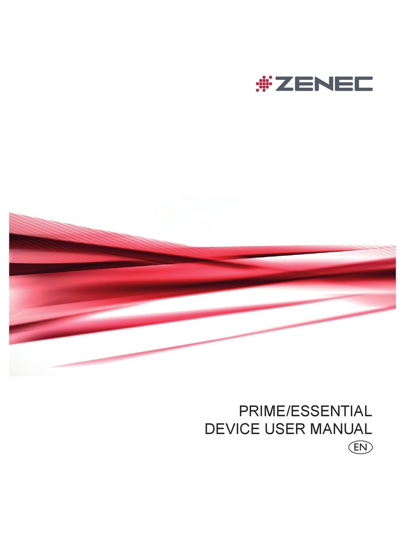ZENEC PRIME Device user manual