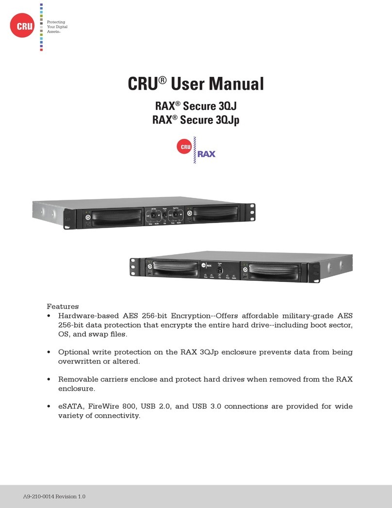 CRU Rax RAX Secure 3QJ user manual