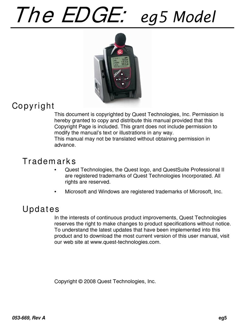 Quest Engineering The EDGE eg5 User manual