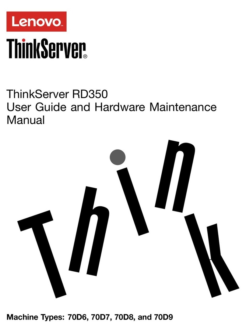 Lenovo ThinkServer RD350 User guide and hardware maintenance manual