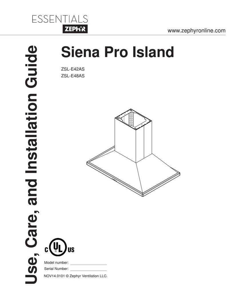Essentials Siena Pro Island ZSL-E42AS Installation guide