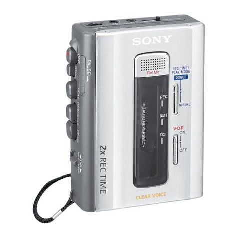 Sony TCM-500DV Service manual