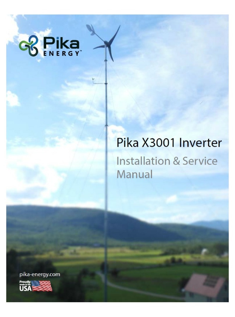 PIKA X3001 Installation & service manual