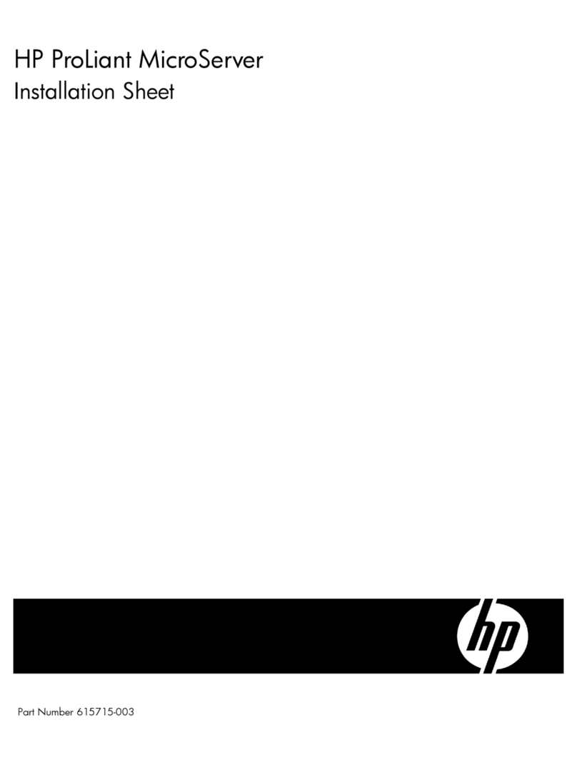 HP ProLiant MicroServer Assembly instructions