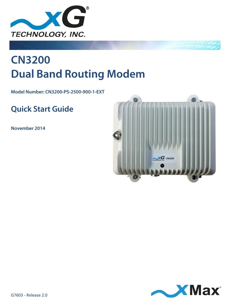 xG Technology CN3200 quick start guide