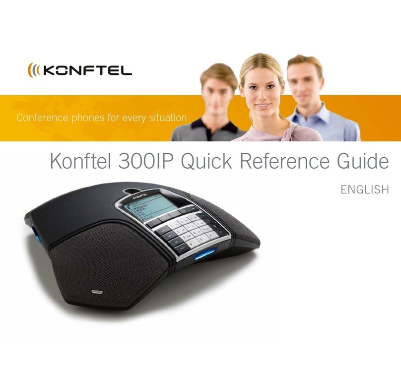 Konftel Konftel 300IP Quick reference guide
