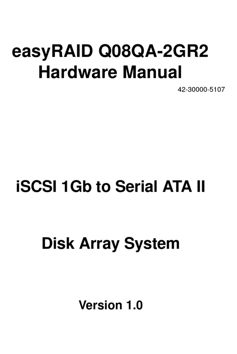 easyRAID Q08QA-2GR2 User manual easyRAID Q08QA-2GR2 User manual