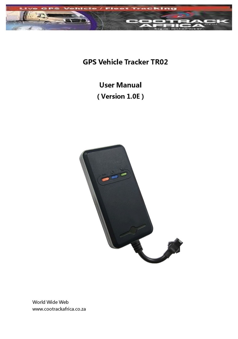 Cootrack Africa TR02 User manual