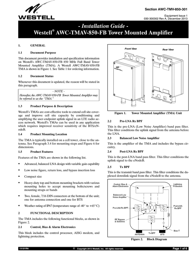 Westell AWC?TMAV?850?FB installation guide